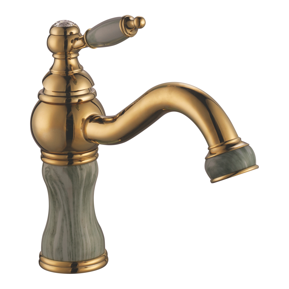 Light luxury basin faucet
