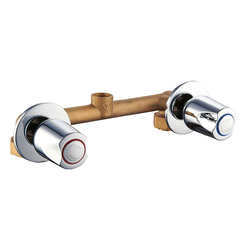 ก๊อกน้ำฝักบัวแบบควบคุมคู่แบบติดผนังปกปิด